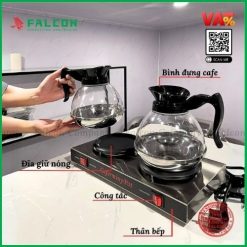 BẾP VÀ BÌNH THỦY TINH HÂM CAFFE