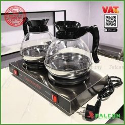 BẾP VÀ BÌNH THỦY TINH HÂM CAFFE