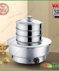 NỒI HẤP DIMSUM TRÒN - DÙNG ĐIỆN