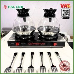 BẾP VÀ BÌNH THỦY TINH HÂM CAFFE