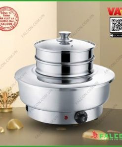 NỒI HẤP DIMSUM TRÒN - DÙNG ĐIỆN