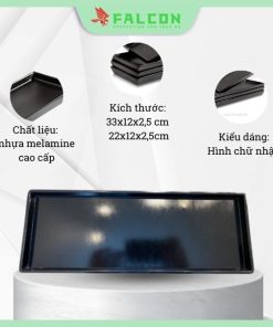 Khay amenities nhựa melamine bóng khách sạn