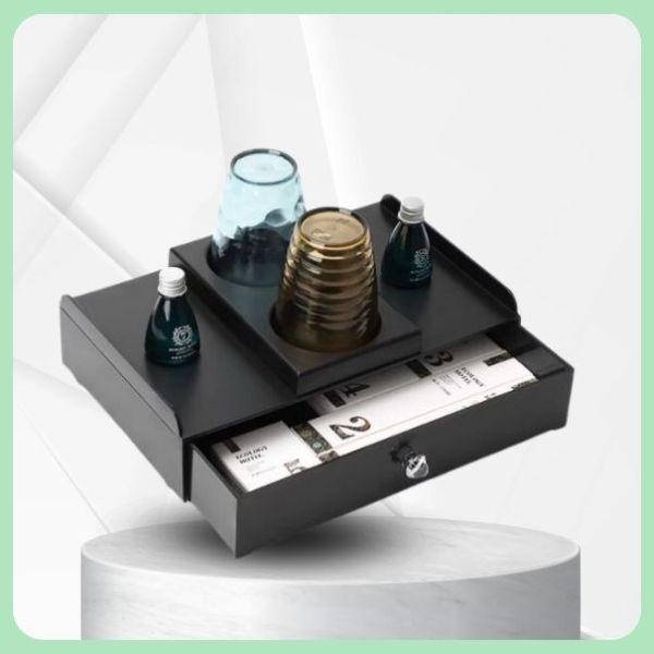 Hộp khay amenities lớn có úp cốc