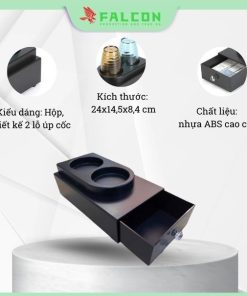 Hộp khay amenities nhỏ có úp cốc