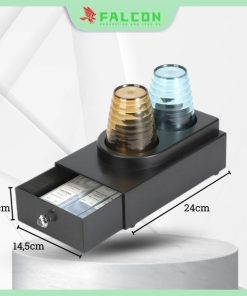 Hộp khay amenities nhỏ có úp cốc