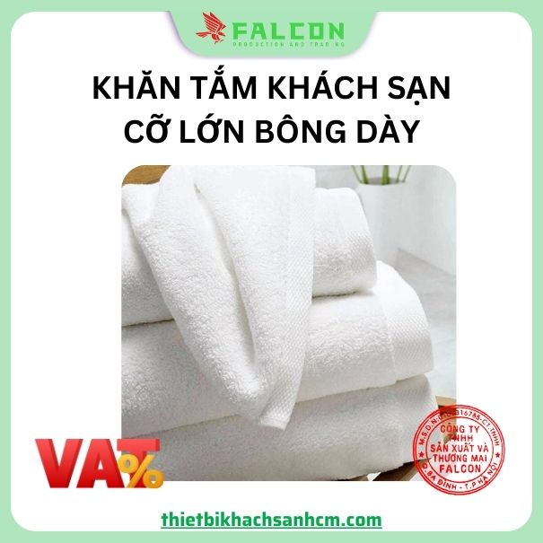 khăn tắm khách sạn cỡ lớn bông dày