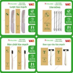 BỘ AMENITIES LÚA MẠCH SANG TRỌNG ĐÓNG TÚI MÀNG NHÔM