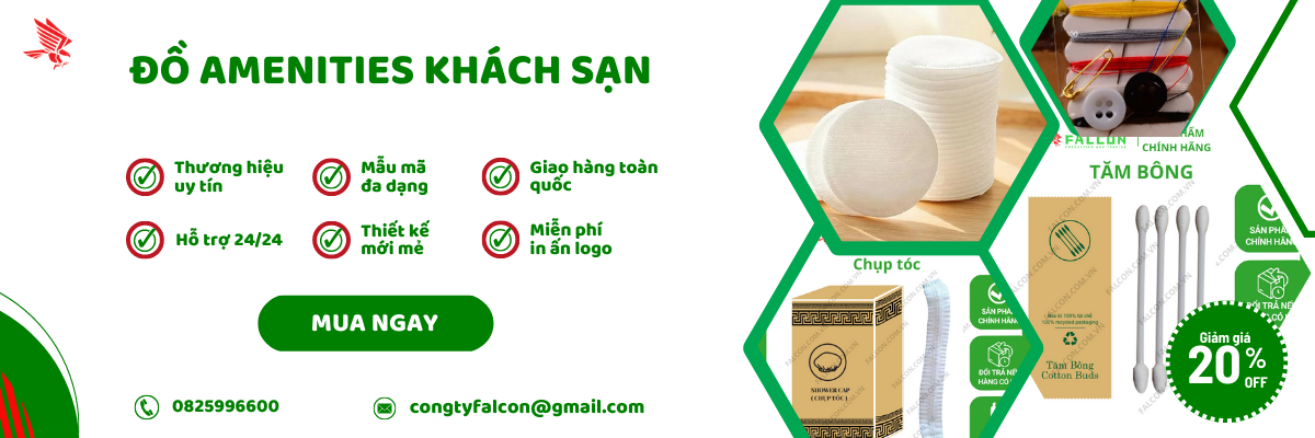 Banner đồ amenities khách sạn khác