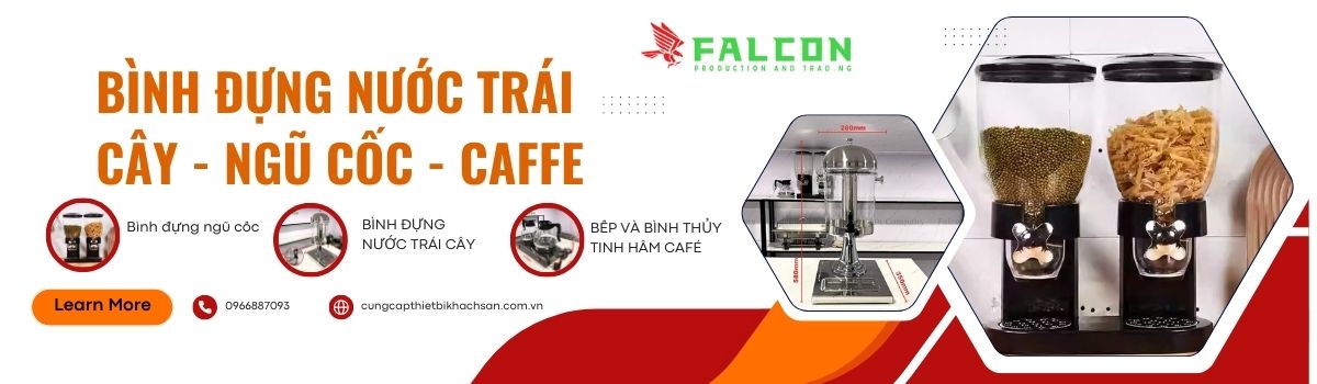 BÌNH ĐỰNG NƯỚC TRÁI CÂY - NGŨ CỐC - CAFFE