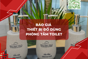 Báo giá thiết bị phòng tắm toilet