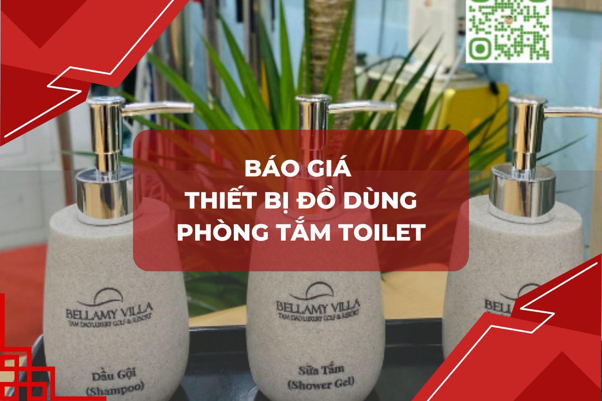 Báo giá thiết bị phòng tắm toilet