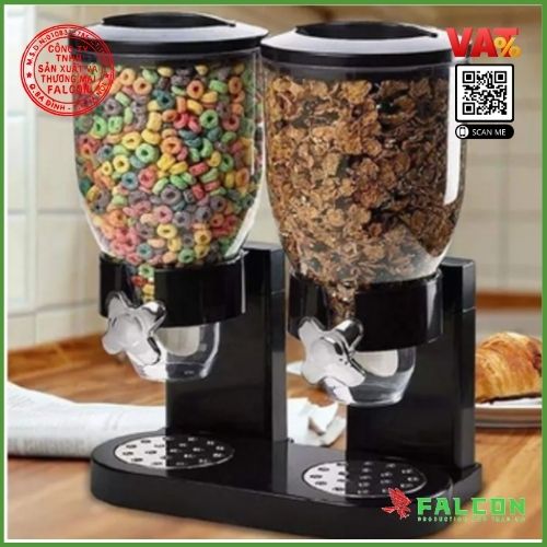 BÌNH ĐỰNG NGŨ CỐC 2 NGĂN