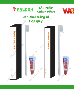 Bàn chải dùng 1 lần đóng trong hộp giấy cao cấp