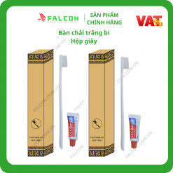 Bàn chải dùng 1 lần trắng bi