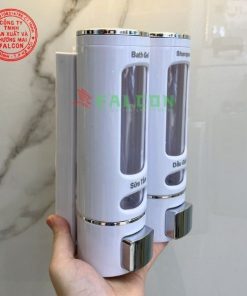 Bình đôi trắng chất liệu nhựa cao cấp