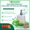 Bình đựng dung dịch meca 230ml vòi inox 304 hình vuông