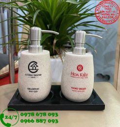 Bình đựng dầu gội sữa tắm khách sạn cao cấp