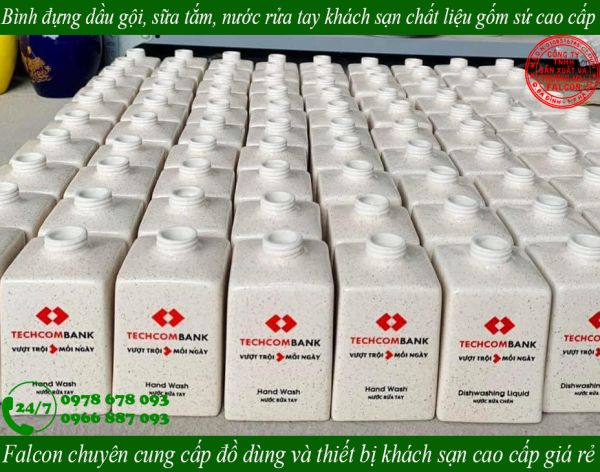 Lọ đựng in ấn logo thương hiệu khách sạn cao cấp