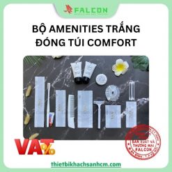 Combo 1-Bộ amenities trắng đóng túi Comfort