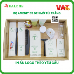 Amenities khách sạn bộ đen mờ