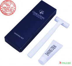 Bộ sản phẩm dao cạo râu dùng trong phòng khách sạn