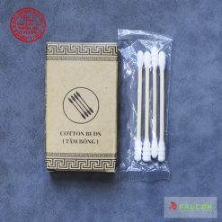 Bộ tăm bông khách sạn bao bì hộp giấy