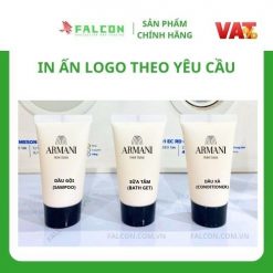 Tuýt dầu gội sữa tắm in ấn logo Falcon cung cấp