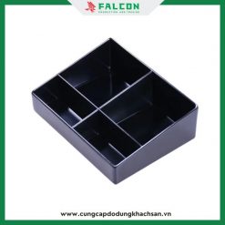 Khay đựng trà cà phê trong phòng khách sạn 4 ngăn