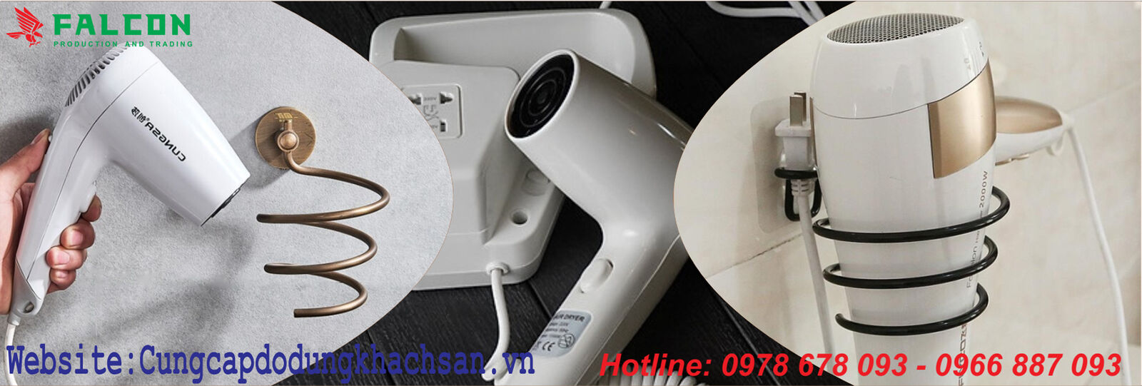 Máy sấy tóc gắn tường giá rẻ