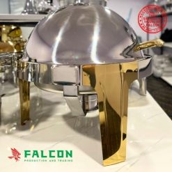 NỒI HÂM BUFFET TRÒN CHÂN ĐÚC - MẠ VÀNG