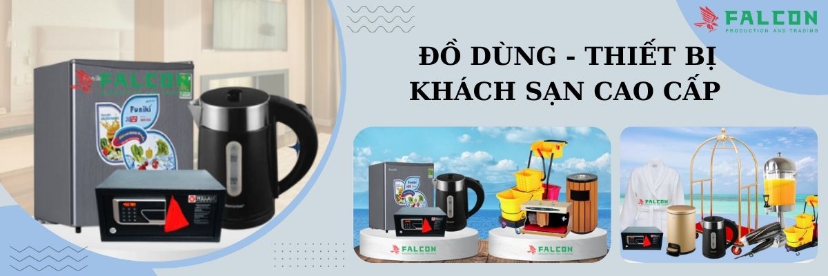 Banner thiết bị buồng phòng khách sạn cao cấp