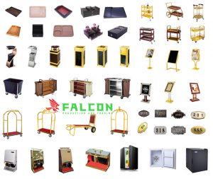 vật tư đồ dùng thiết bị khách sạn falcon