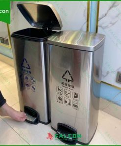 Thùng rác nano đạp chân