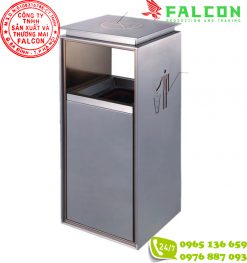 Thùng rác vuông có mái che