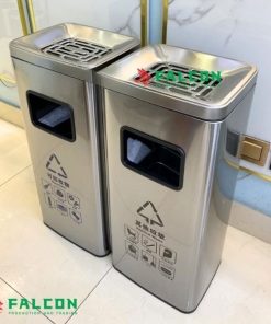 Thùng rác nano gạt tàn đôi chuyên dùng trong khách sạn