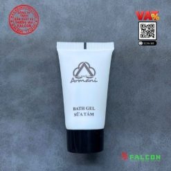 Tuýt sữa tắm trong khách sạn được in ấn logo