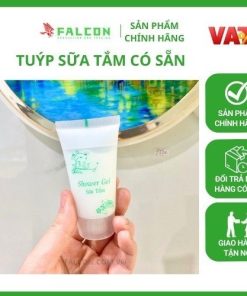 Tuýt sữa tắm có sẵn được Falcon cung cấp