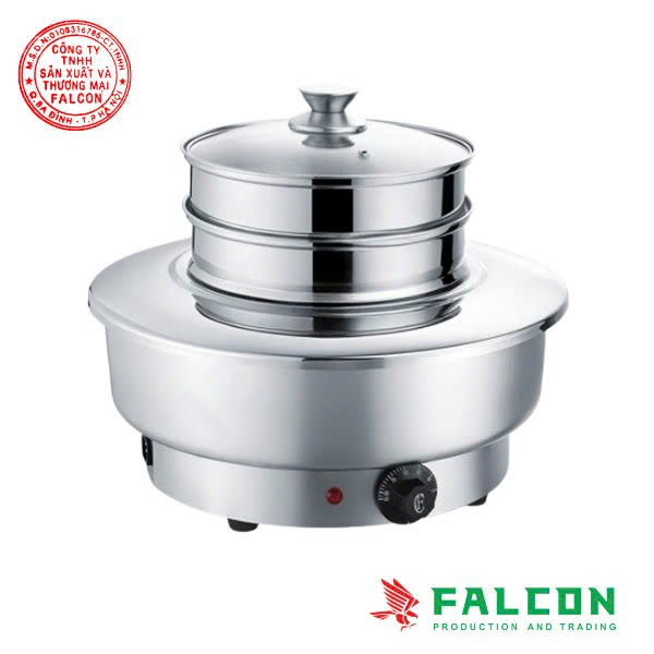 NỒI HẤP DIMSUM TRÒN - DÙNG ĐIỆN-Dụng cụ buffet khách sạn