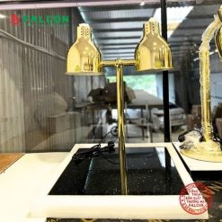 ĐÈN HÂM THỨC ĂN BÀN ĐÁ- 2 BÓNG