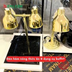 ĐÈN HÂM THỨC ĂN BÀN ĐÁ- 2 BÓNG